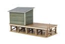 Walthers Cornerstone 933-4062 Milk Platform -- Kit - 3-7/16 x 1-1/2 x 1-7/8" 8.73 x 3.81 x 4.76cm, HO