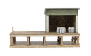 Walthers Cornerstone 933-4062 Milk Platform -- Kit - 3-7/16 x 1-1/2 x 1-7/8" 8.73 x 3.81 x 4.76cm, HO