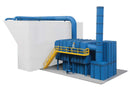 Walthers Cornerstone HO 933-4086 Organic Vapor Air Cleaner (RTO), Cornerstone Modern Industrial Park Kit, 6-1/2 x 5 x 5-1/8" 16.5 x 12.7 x 13cm