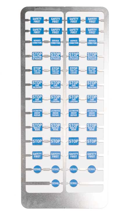 PREORDER Walthers Cornerstone 933-4162 Blue Flags -- Kit pkg(50), HO