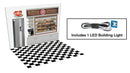 Walthers Cornerstone HO 933-4702 Spaces Hole-In-One Donut Shop Interior Lighting & Detail Insert