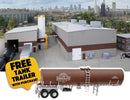 Walthers Cornerstone HO 933-B4166 Choc Factory with Trailer