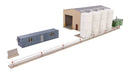 Walthers Cornerstone HO 933-B4181 Corn Syrup Transfer, Transload Facility Kit with Free SceneMaster Tank Trailer