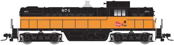 Atlas 10003150 Alco RS1 - Standard DC - Classic Silver -- Milwaukee Road 873 (orange, black, TMR Logo on Cab)