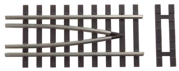 WalthersTrack 948-10005 Code 100 Nickel Silver Bridge Track End Set -- Includes 2 End Track Pieces, 2 Spacer Ties, HO