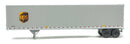 Walthers (SceneMaster) HO 949-2459 53' Stoughton Trailer 2-Pack, Assembled, United Parcel Service (Modern Shield Logo; gray, brown, yellow)