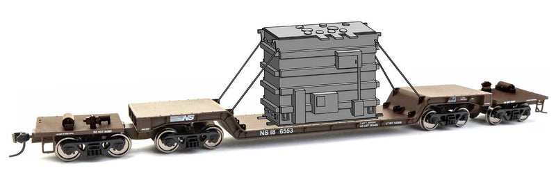 Walthers SceneMaster 949-3107 Transformer Load -- Kit - Fits WalthersMainline & Walthers 81' 8-Axle Depressed Center Flatcars