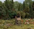 Walthers SceneMaster 949-4111 HO Elevated Deer Stand - Laser-Cut Wood Kit - 1-1/8 x 1-1/8 x 1-3/4"  3 x 3 x 4.5cm