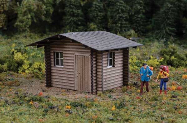 Walthers SceneMaster 949-4113 HO Forest Cabin - Laser-Cut Wood Kit - 2-1/2 x 2 x 1-1/2"  6.5 x 5.1 x 4cm