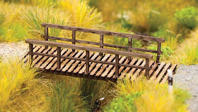 Walthers Scenemaster 949-4128 HO Foot Bridge -- Kit - 2-3/8 x 7/8 x 1/2"  6 x 2.2 x 1.3cm