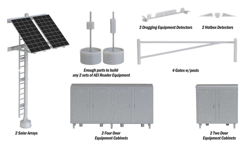 Walthers Scenemaster 949-4139 HO Modern Trackside Detail Set -- Kit