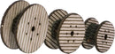 Walthers Scenemaster 949-4155 HO Cable Reels -- Laser-cut Wood Kit