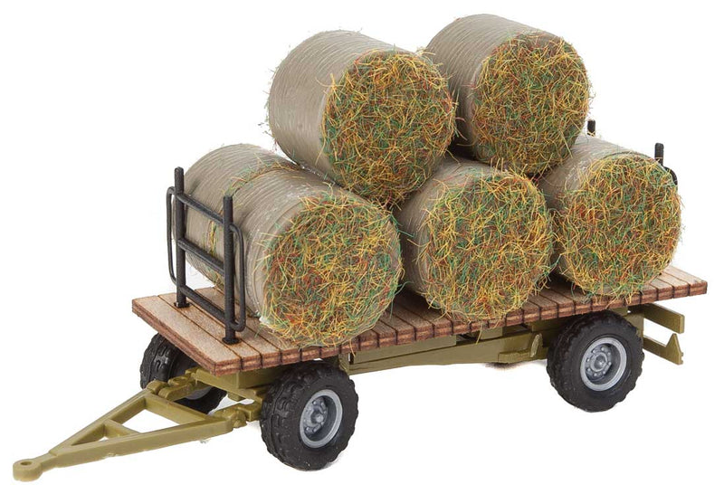 Walthers Scenemaster 949-4192 HO Hay Trailer with Load -- Kit