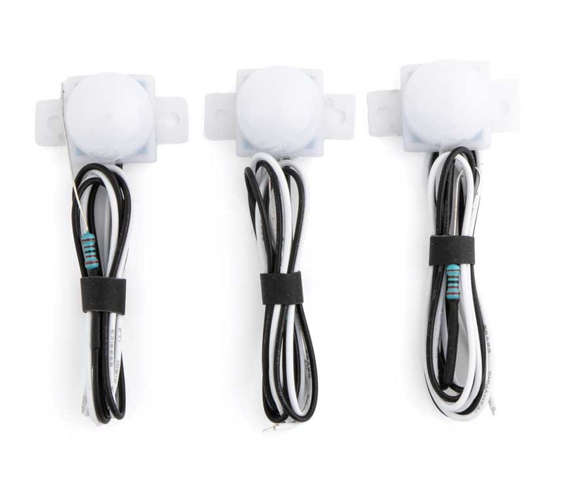 Walthers SceneMaster 949-4871 LED Dome Building Light 3-Pack - Natural White, All Scale