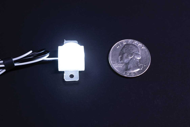 Walthers SceneMaster 949-4871 LED Dome Building Light 3-Pack - Natural White, All Scale