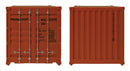 Walthers Scenemaster 949-8055 HO 20' Corrugated Container - Assembled -- Hapag-Lloyd (orange, blue)