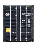 Walthers Scenemaster 949-8260 HO 40' Hi-Cube Corrugated-Side Container - Assembled -- GMA-CGM (Globe Logo; blue, white, red)