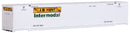 Walthers Scenemaster 949-8506 HO 53' Singamas Corrugated Side Container - Ready to Run -- J.B. Hunt Intermodal (white, yellow, green)