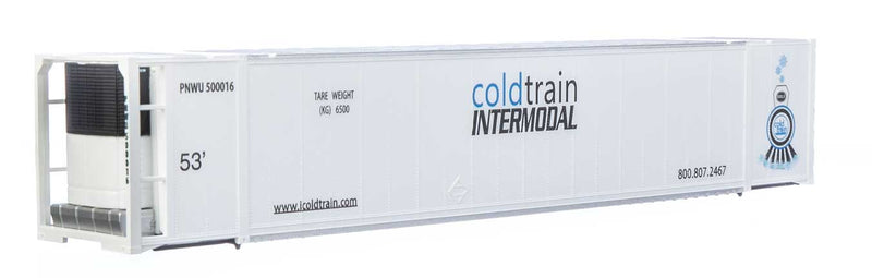 Walthers SceneMaster 949-8704 53' Reefer Container - Ready to Run -- Cool Train, HO