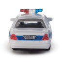 Walthers (SceneMaster) HO 949-12025 Ford Crown Victoria Police Interceptor, Police, Sheriff & Highway Patrol Decals (white, Blue Stripe, Nonworking Ligh