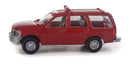 Walthers (SceneMaster) HO 949-12040 Ford Expedition Special Service Vehicle (SSV), Fire Command decals (red, nonworking lights)