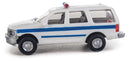 Walthers (SceneMaster) HO 949-12045 Ford Expedition Special Service Vehicle (SSV), Police, Sheriff & Highway Patrol Decals (white, Blue Stripe; Nonworking Ligh