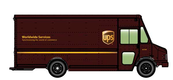 Walthers SceneMaster 949-12100 Morgan Olson(R) Route Star Van -- UPS(R) Package Car - New Style, HO