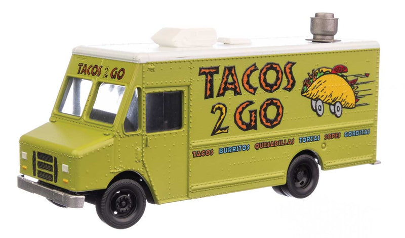 Walthers SceneMaster 949-12109 Morgan Olson(R) Route Star Van -- Tacos 2 Go Food Truck, HO