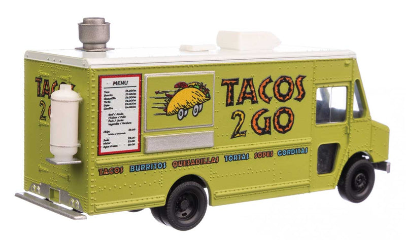 Walthers SceneMaster 949-12109 Morgan Olson(R) Route Star Van -- Tacos 2 Go Food Truck, HO