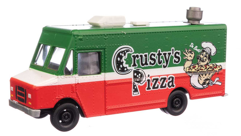 Walthers SceneMaster 949-12110 Morgan Olson(R) Route Star Van -- Crusty's Pizza Food Truck, HO