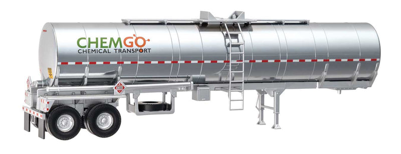 PREORDER Walthers SceneMaster HO 949-12350 Chemical Tank Trailer, ChemGo