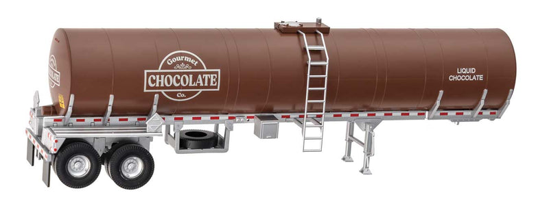 PREORDER Walthers SceneMaster HO 949-12355 Food Grade Tank Trailer, Gourmet Chocolate Co