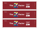 Walthers (SceneMaster) HO 949-18257 40' Fully Corrugated Container, 3-Pack, ZIM (The Z Factor)