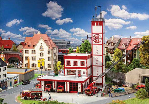 Faller HO 130159 Modern Fire Station Kit
