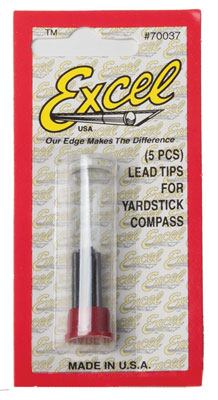 Excel N 70037 Yardstick Compass/Radius Tool Replacement Pencil Leads