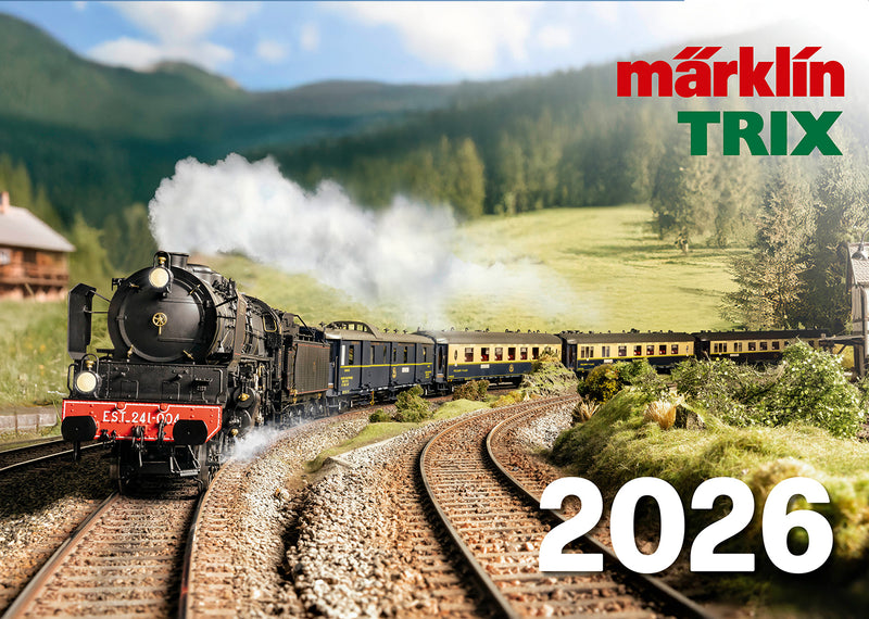 PREORDER Marklin 19726 Marklin & Trix Wall Calendar, 2026