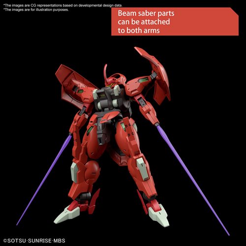 Mobile Suit Gundam: The Witch from Mercury Darilbalde High Grade 1:144 Scale Model Kit 2604769