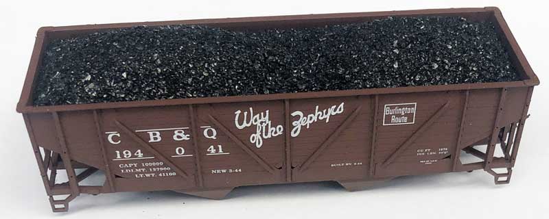 PREORDER Bowser HO 31531 Coal Load, WalthersMainline(R) 50-Ton War Emergency 2-Bay Hopper (2-Pack)