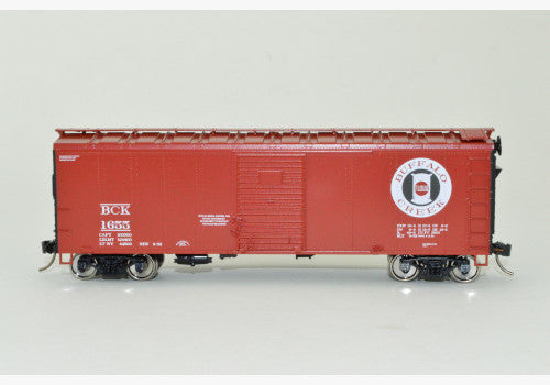 Bowser 43149 HO 40' Single-Door Boxcar - Ready to Run -- Buffalo Creek