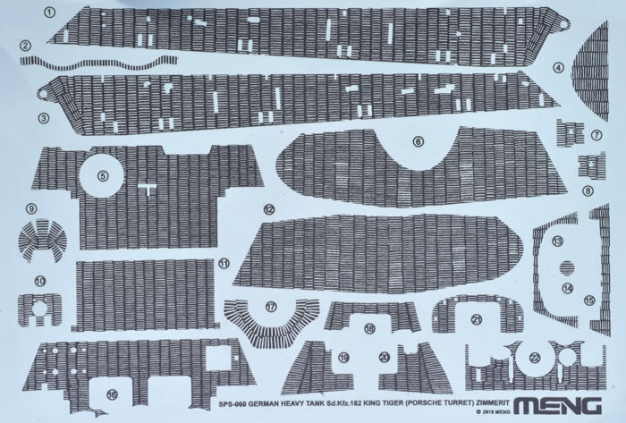 Meng-Model SPS-060 King Tiger Sd.KfZ.182 Decal 1:35