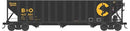 Bowser HO 43505 100-Ton 3-Bay Open Hopper, Executive Line, Chessie System-B&O