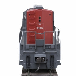 Atlas 10 003 670 GE U28C - Standard DC - Master(R) Silver -- Southern Pacific 7150 (Bloody Nose, gray, red), HO