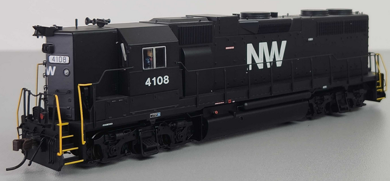 Atlas 10004069 HO GP38 SILVER NORFOLK WESTERN