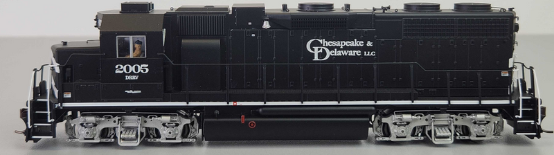 Atlas 10004053 HO GP38 SILVER CHESAPEAKE & DELAWARE