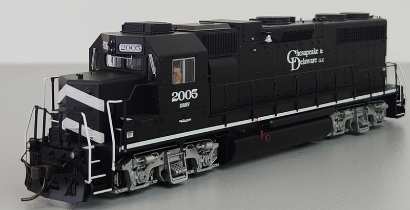 Atlas 10004078 HO GP38 GOLD CHESAPEAKE & DELAWARE