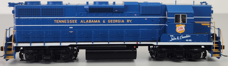 Atlas 10004076 HO GP38 SILVER CENTRAL TENNESSEE ALABAMA & GEORGIA [TENNESSEE VALLEY RAILROAD MUSEUM]