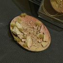 Gamers Grass Battle Ready Bases - Badlands - Oval 105mm (x1)