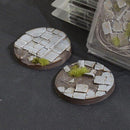Gamers Grass Battle Ready Bases - Temple - Round 60mm (x2)