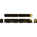 PREORDER Rapido HO 1004018 EMD FT A+B Unit Set, Standard DC, Erie #702A #702B (black, yellow)