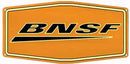 Microscale 10040 BNSF "Swoosh" Logo 10" Rectangular Embossed Aluminum Sign
